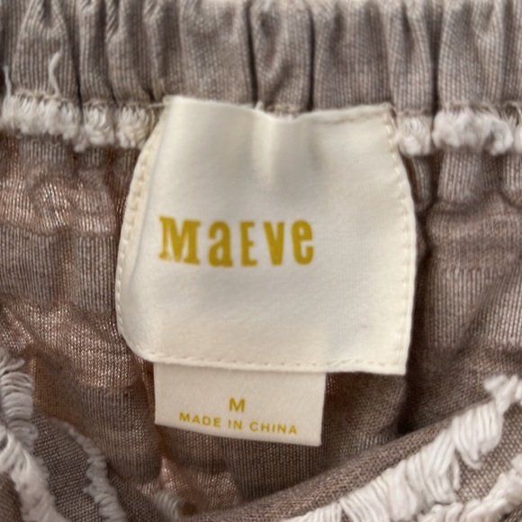 Anthropologie Maeve Soeli Fringe Crop Tank Top Texture Size Medium - Picture 5 of 10